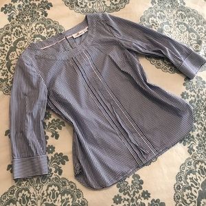 Vineyard Vines • NWOT Poplin Striped Pintuck Shirt